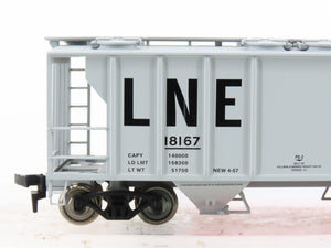 HO Scale Atlas 1824-2 LNE Lehigh New England 2-Bay Covered Hopper #18167
