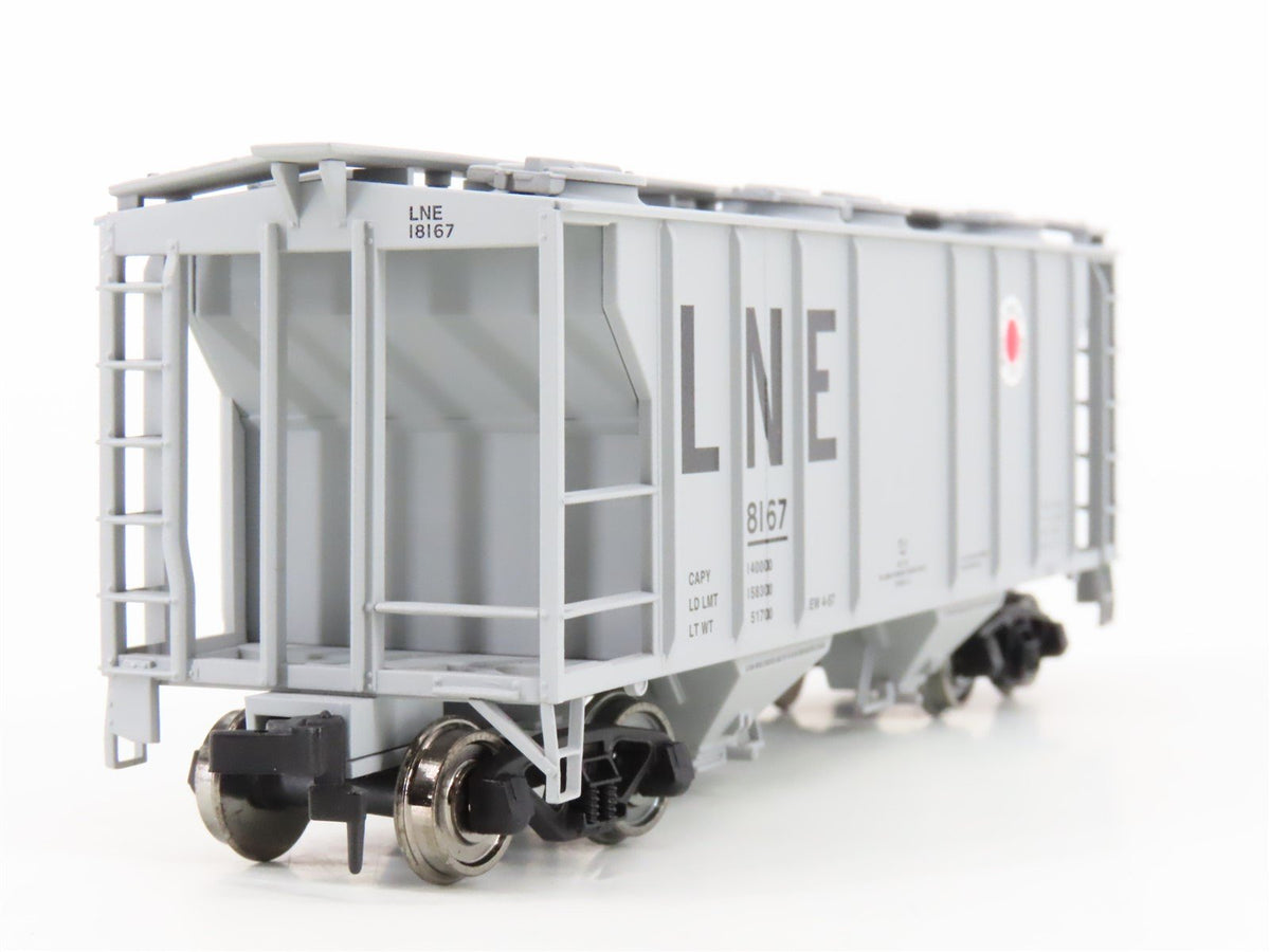 HO Scale Atlas 1824-2 LNE Lehigh New England 2-Bay Covered Hopper #18167