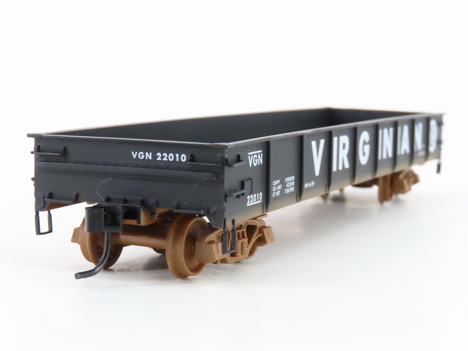 HO Scale Ertl Collectibles 1384 VGN Virginia 43' Low-Side Gondola #22010