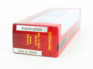 HO Scale Ertl Collectibles 1384 VGN Virginia 43' Low-Side Gondola #22010