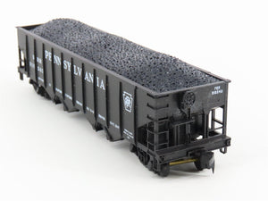 HO Scale Bowser 54053 PRR Pennsylvania Railroad 4-Bay Hopper #918343 w/ Load