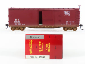 HO Scale Ertl Collectibles 3321 RI Rock Island Railroad 50' Box Car #15592