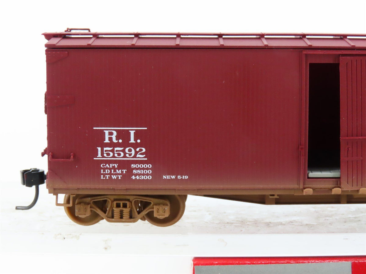 HO Scale Ertl Collectibles 3321 RI Rock Island Railroad 50&#39; Box Car #15592