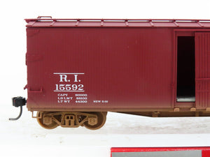 HO Scale Ertl Collectibles 3321 RI Rock Island Railroad 50' Box Car #15592