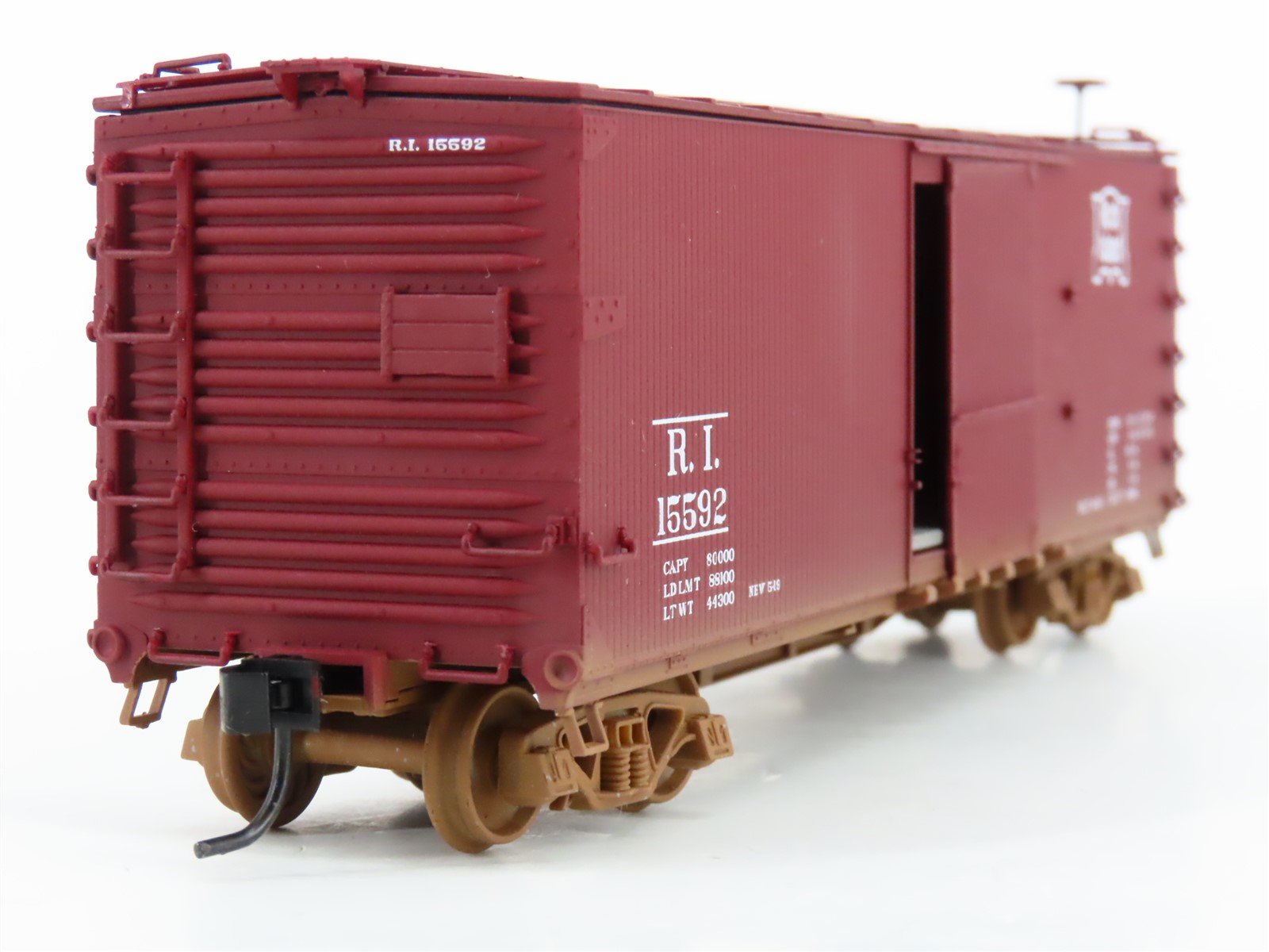 HO Scale Ertl Collectibles 3321 RI Rock Island Railroad 50' Box Car #15592
