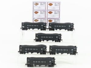 HO Scale Broadway Limited Imports 818 PRR Pennsylvania 3-Bay Hopper 6-Pack