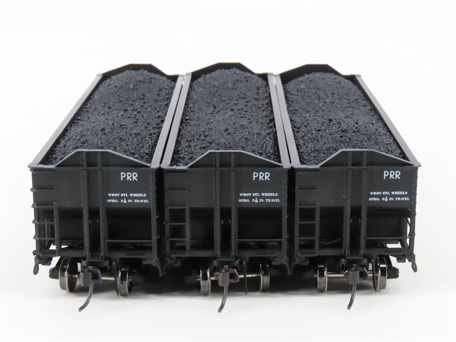 HO Scale Broadway Limited Imports 818 PRR Pennsylvania 3-Bay Hopper 6-Pack