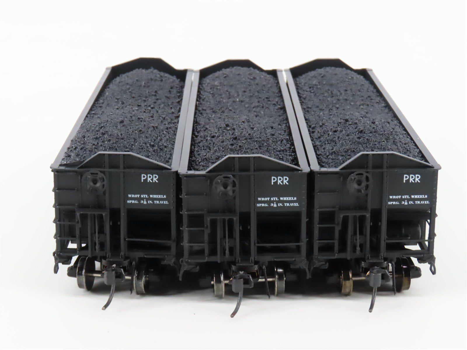 HO Scale Broadway Limited Imports 818 PRR Pennsylvania 3-Bay Hopper 6-Pack