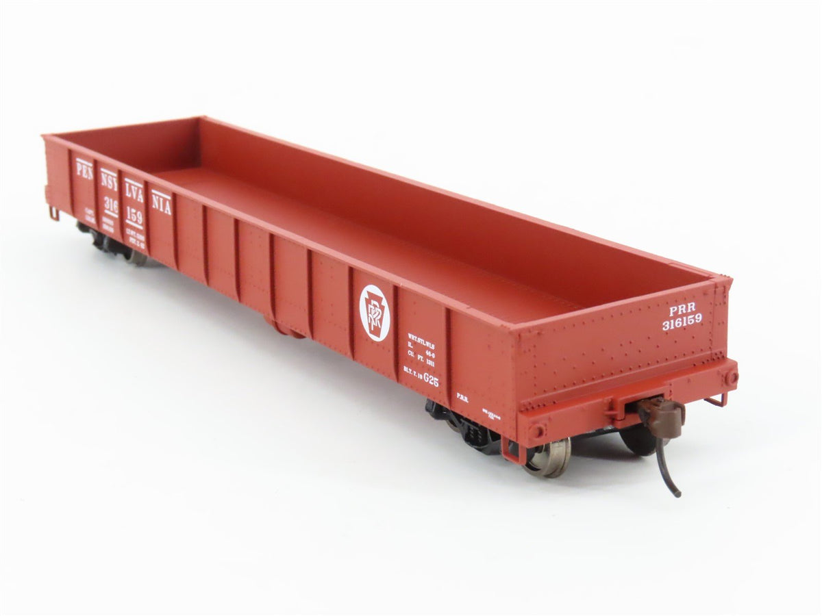 HO Scale Walthers Gold Line 932-7466 PRR Pennsylvania 46&#39; Gondola #316159