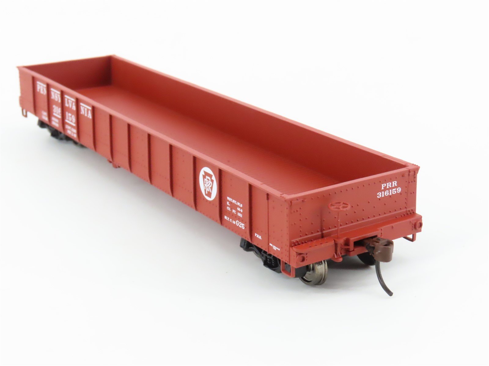HO Scale Walthers Gold Line 932-7466 PRR Pennsylvania 46' Gondola #316159