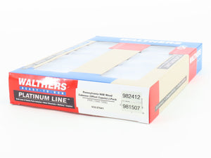 HO Scale Walthers Platinum Line 932-27641 PRR Pennsylvania Wood Caboose 2-Pack