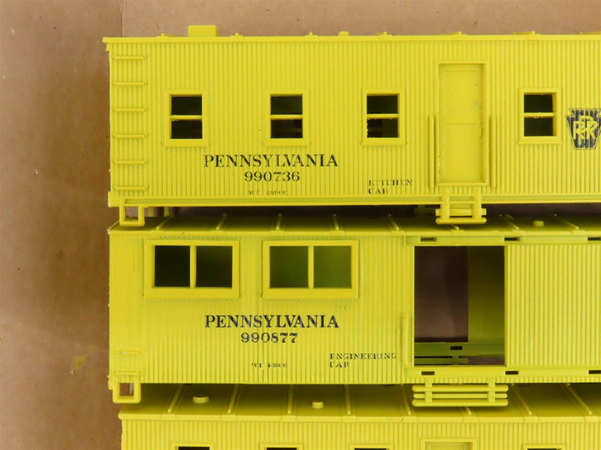 HO Scale Walthers Kit 932-88 PRR Pennsylvania Railroad Work Train Set of 6 Cars