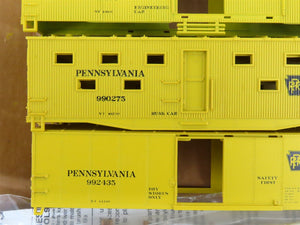 HO Scale Walthers Kit 932-88 PRR Pennsylvania Railroad Work Train Set of 6 Cars