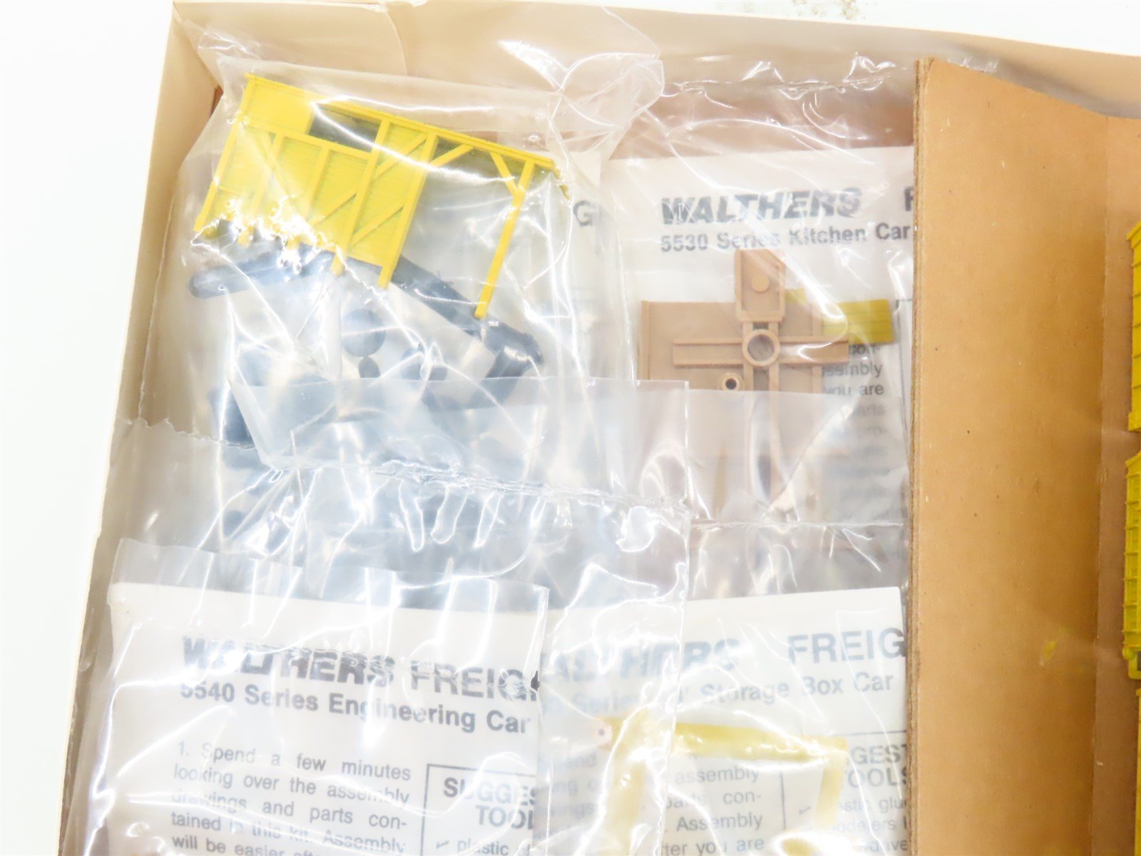 HO Scale Walthers Kit 932-88 PRR Pennsylvania Railroad Work Train Set of 6 Cars