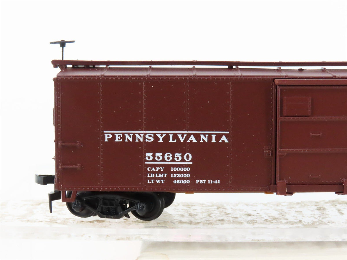 HO Scale Walthers Trainline 931-621 PRR Pennsylvania Railroad Box Car #55650