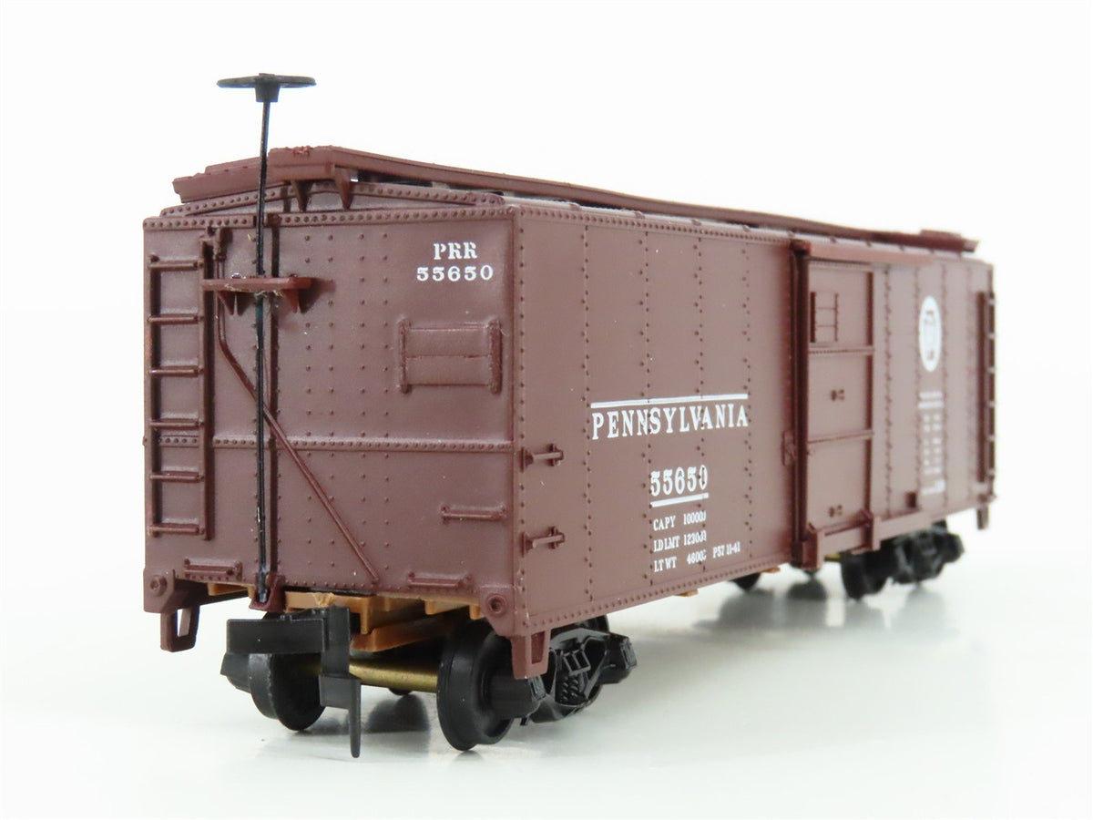 HO Scale Walthers Trainline 931-621 PRR Pennsylvania Railroad Box Car #55650