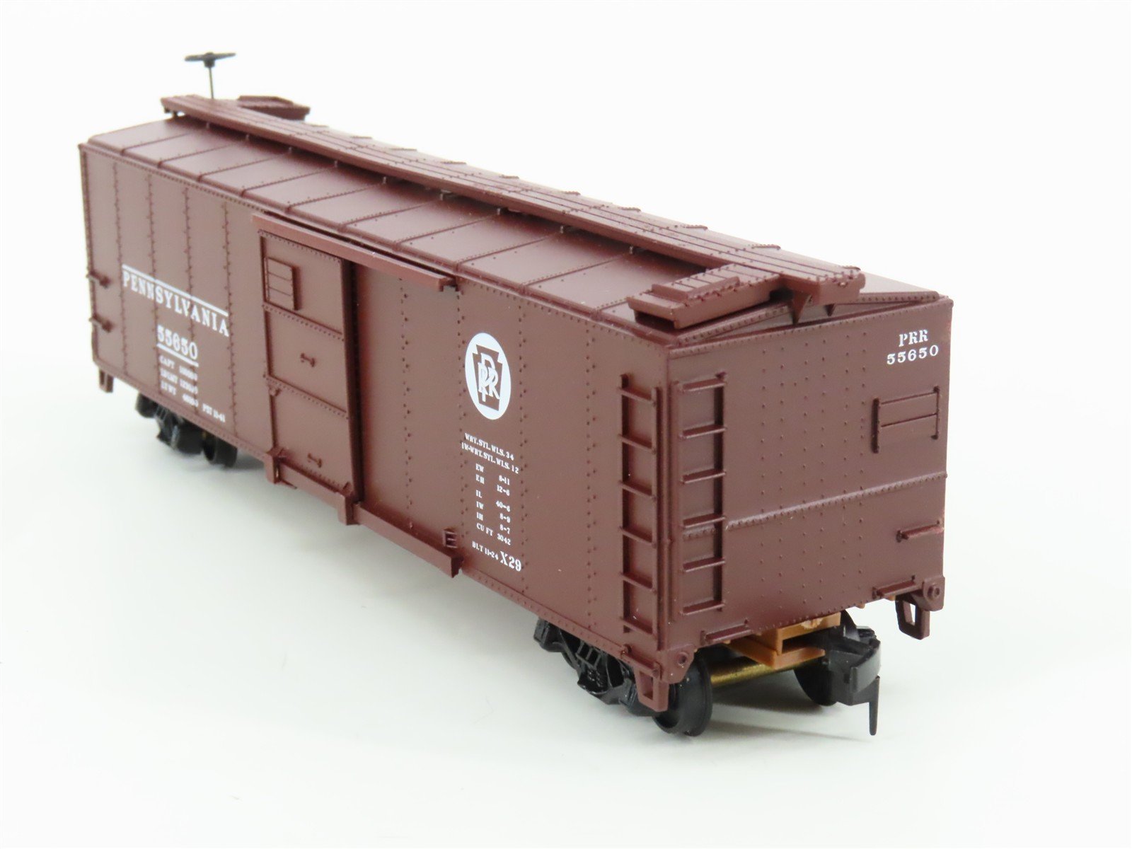 HO Scale Walthers Trainline 931-621 PRR Pennsylvania Railroad Box Car #55650