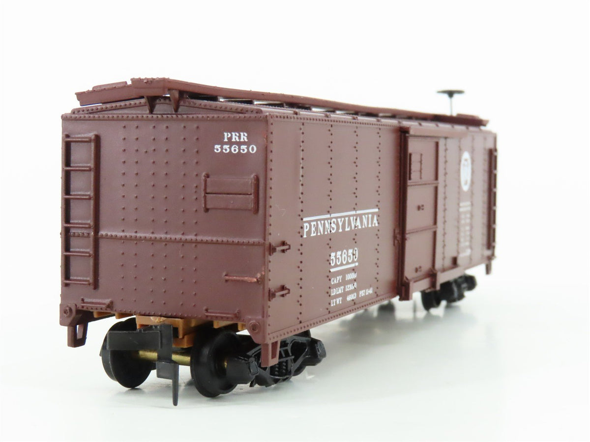 HO Scale Walthers Trainline 931-621 PRR Pennsylvania Railroad Box Car #55650