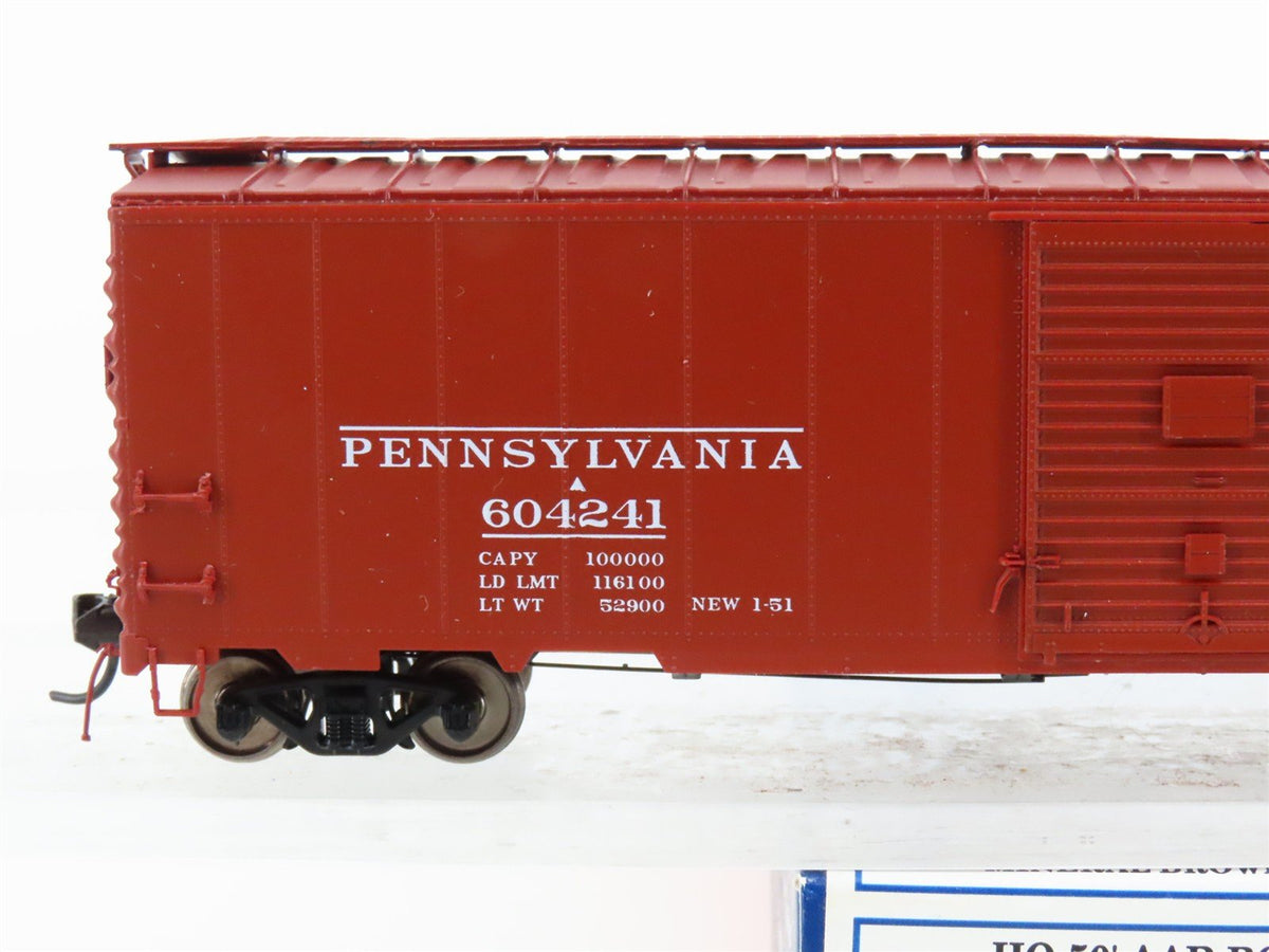 HO Scale Branchline Blueprint Series 110114 PRR Pennsylvania 50&#39; Box Car #604241