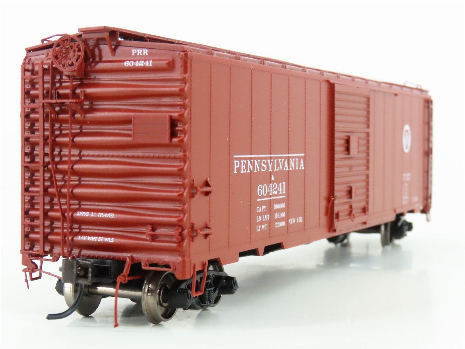 HO Scale Branchline Blueprint Series 110114 PRR Pennsylvania 50' Box Car #604241