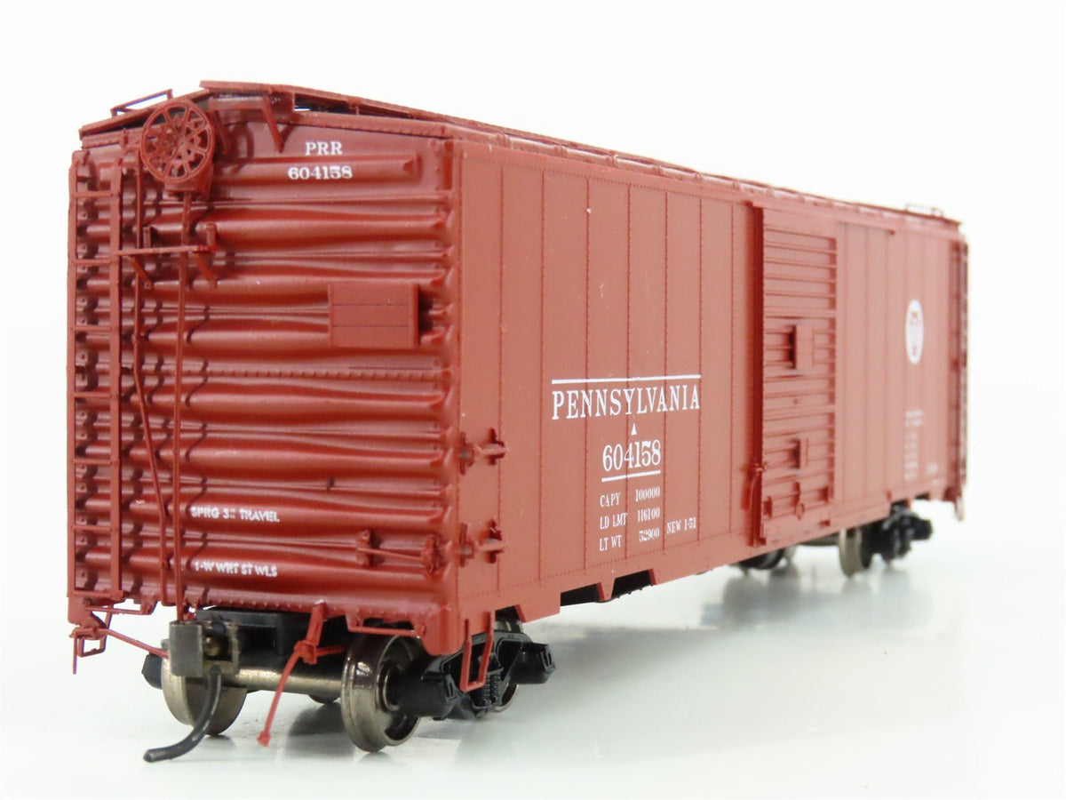 HO Scale Branchline Blueprint Series 110113 PRR Pennsylvania 50&#39; Box Car #604158