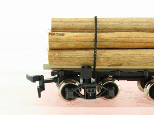 HO Scale Rivarossi 2349 Log Car w/ Log Load