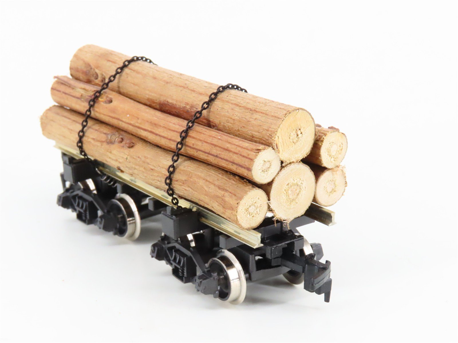 HO Scale Rivarossi 2349 Log Car w/ Log Load