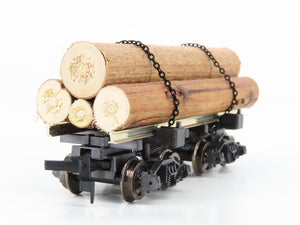 HO Scale Rivarossi 2349 Log Car w/ Log Load