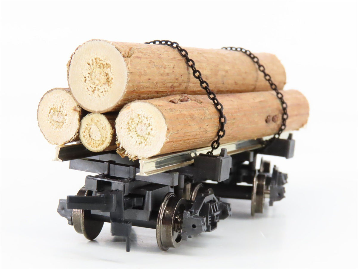 HO Scale Rivarossi 2349 Log Car w/ Log Load