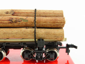 HO Scale Rivarossi 2349 Log Car w/ Log Load