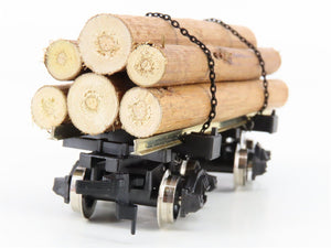 HO Scale Rivarossi 2349 Log Car w/ Log Load