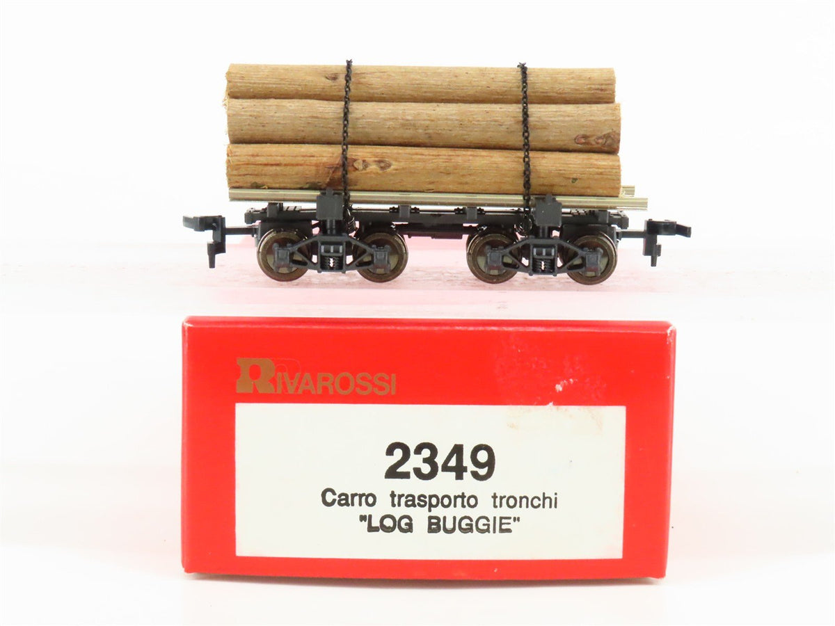 HO Scale Rivarossi 2349 Log Car w/ Log Load