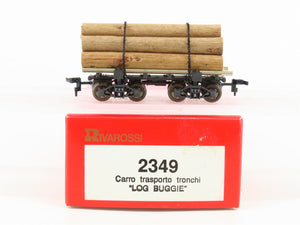 HO Scale Rivarossi 2349 Log Car w/ Log Load
