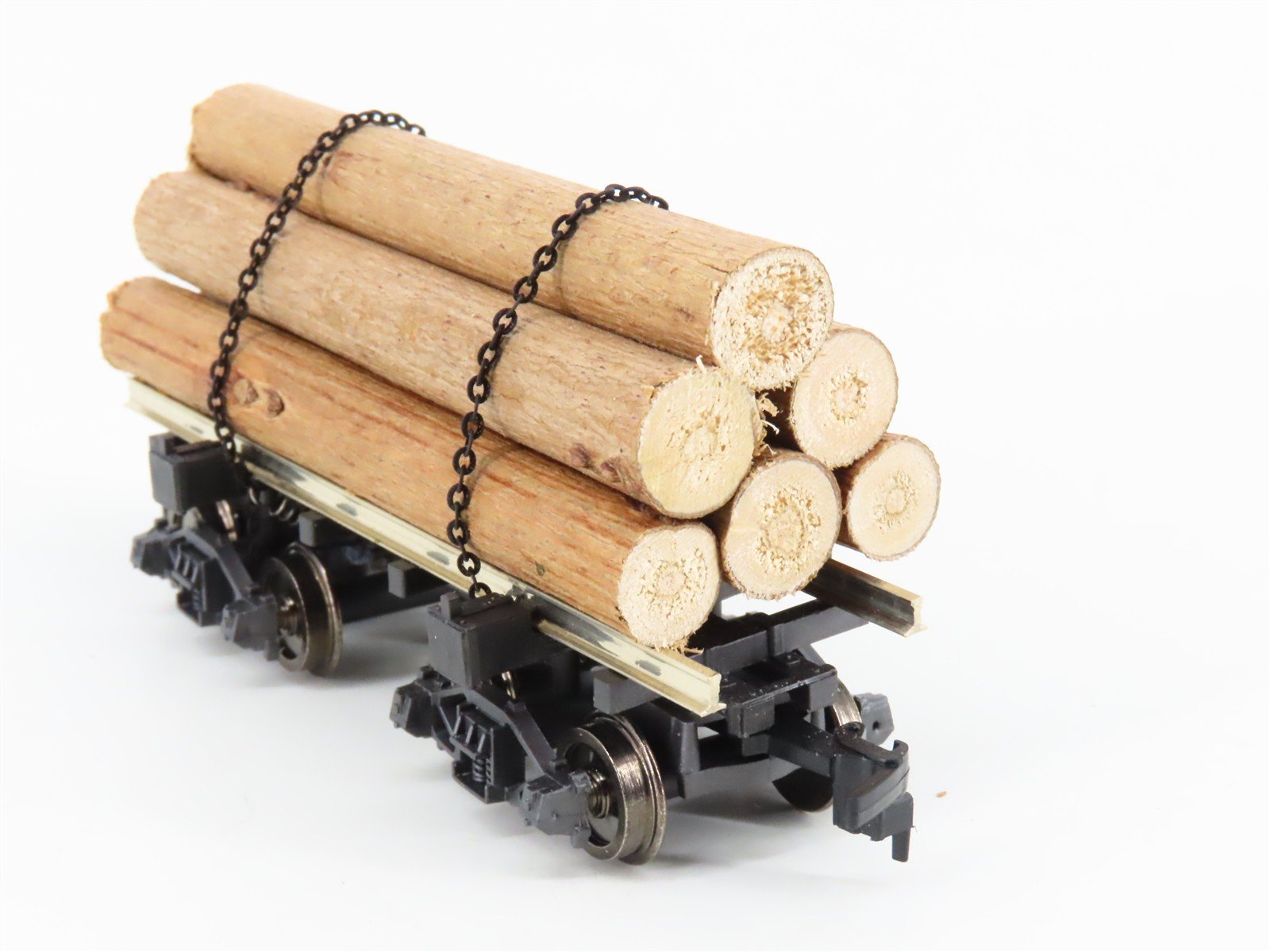 HO Scale Rivarossi 2349 Log Car w/ Log Load