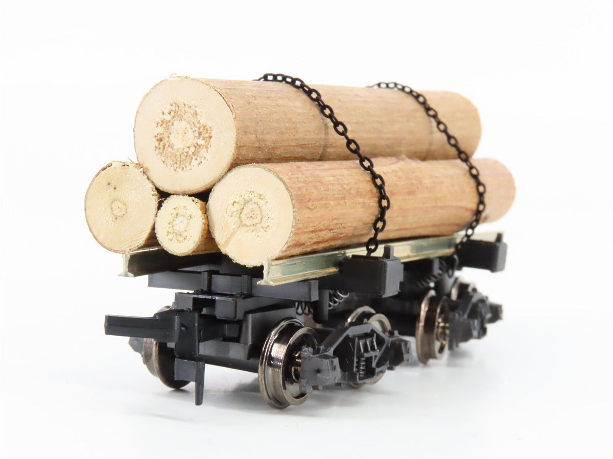 HO Scale Rivarossi R2349 Log Car w/ Log Load