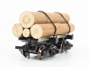 HO Scale Rivarossi R2349 Log Car w/ Log Load
