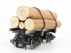 HO Scale Rivarossi R2349 Log Car w/ Log Load