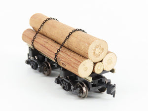 HO Scale Rivarossi R2349 Log Car w/ Log Load