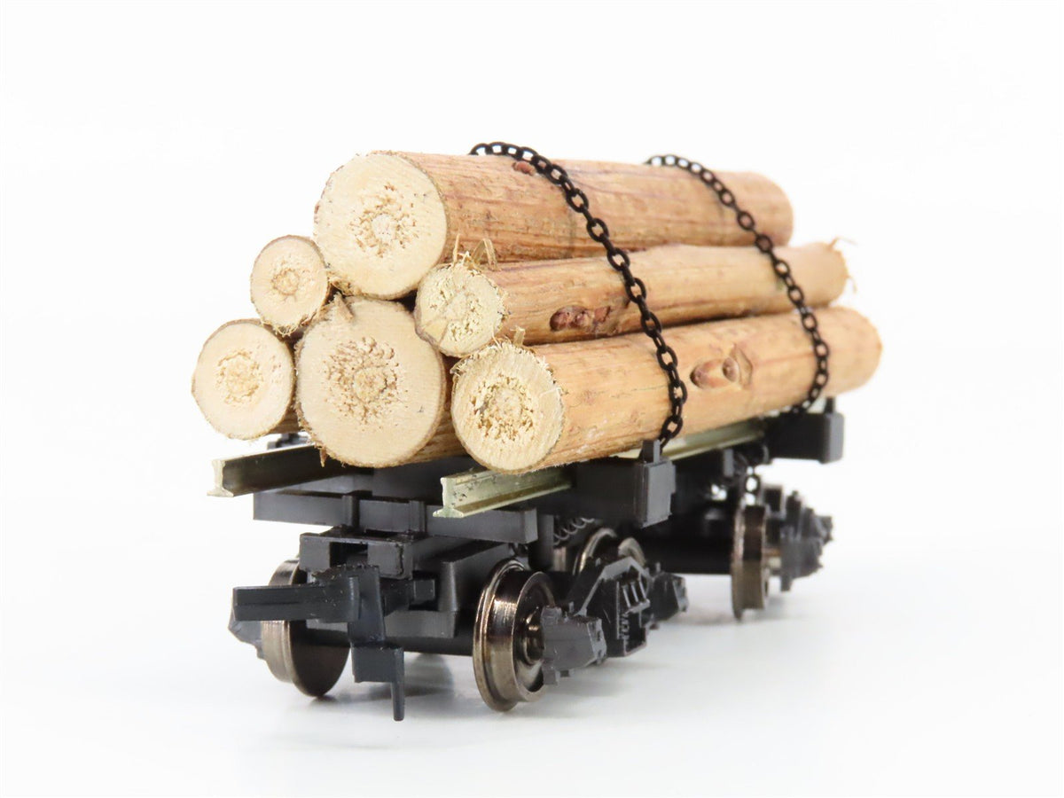 HO Scale Rivarossi R2349 Log Car w/ Log Load