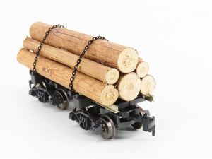 HO Scale Rivarossi R2349 Log Car w/ Log Load