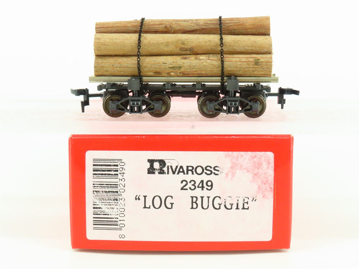 HO Scale Rivarossi 2349 Log Car w/ Log Load