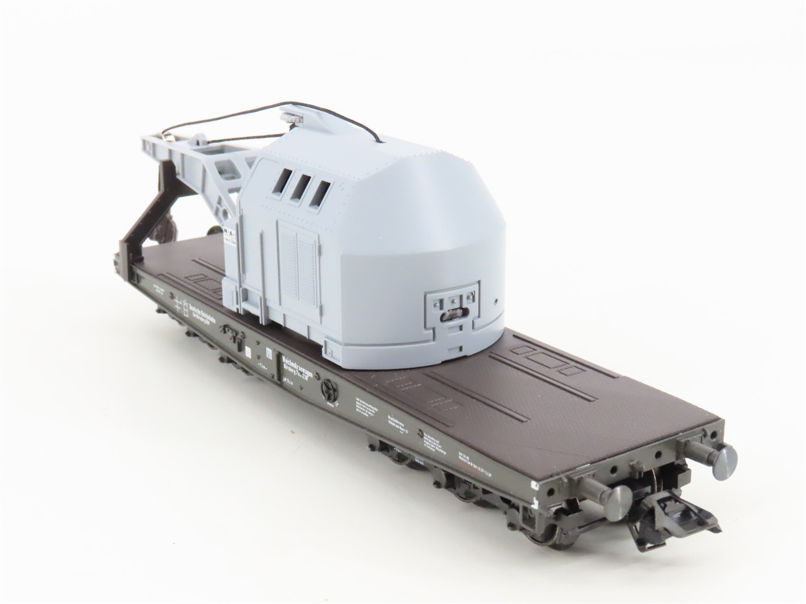 HO Scale Marklin 48674 DR Deutsche Reichsbahn Turnout Crane w/ Boom Car