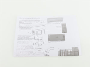 HO Scale Bluford Shops 35030 PC Penn Central Railroad Transfer Caboose #18096