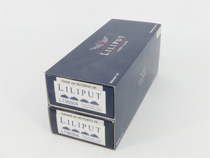 HO Liliput L136504 Pioneer Car, Cannon Car, Command Car & Infantry Car Set of 4