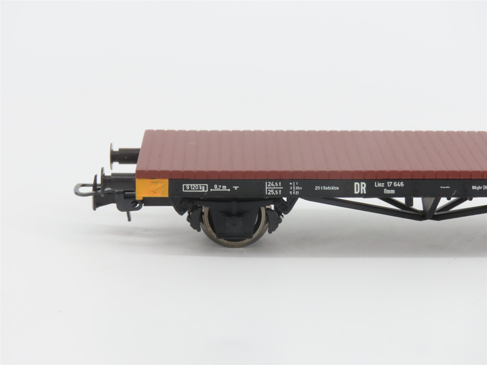 HO Liliput L240013 DR Deutsche Reichsbahn Flat Cars w/ Army Vehicles Set of 4