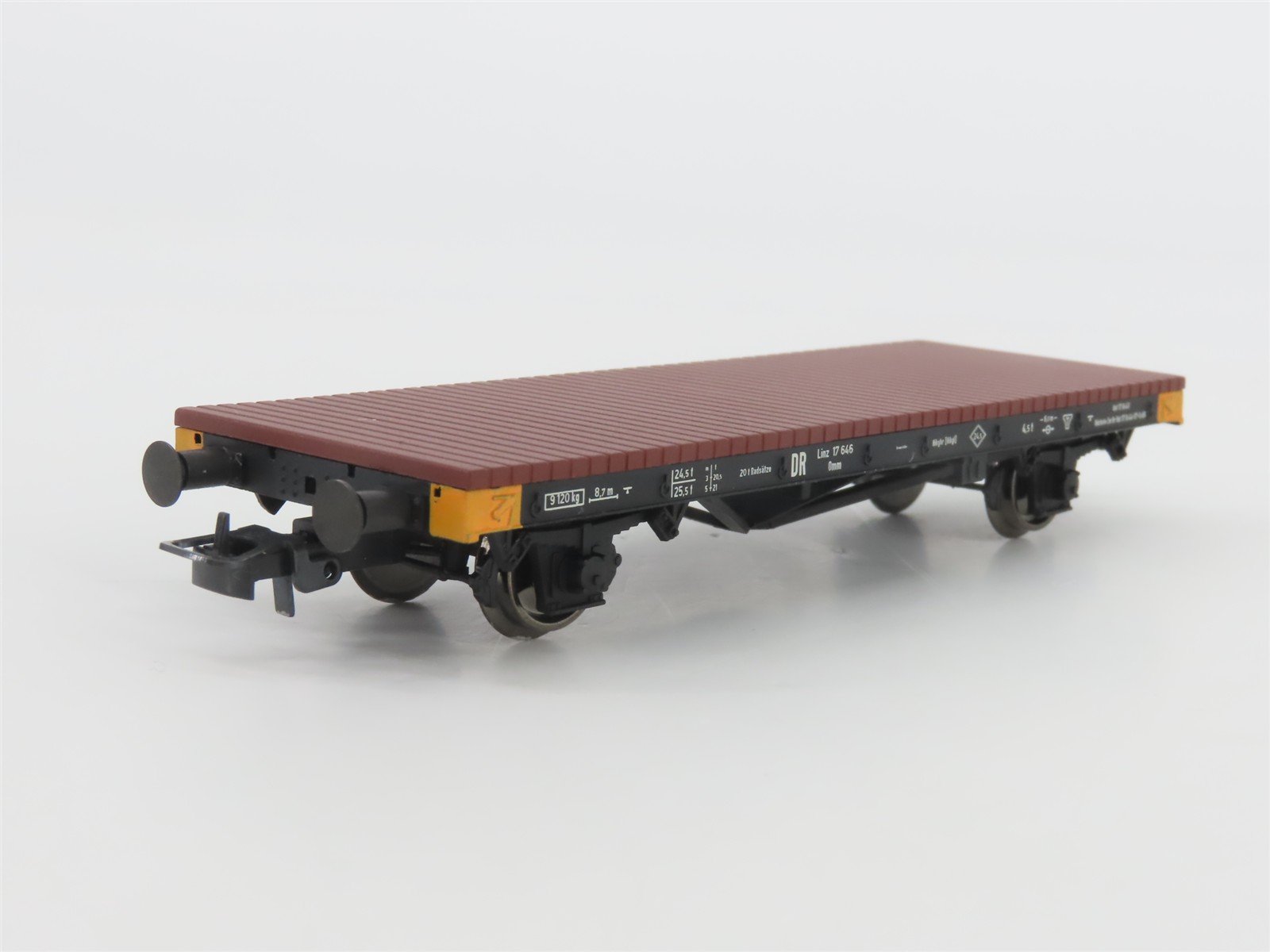 HO Liliput L240013 DR Deutsche Reichsbahn Flat Cars w/ Army Vehicles Set of 4