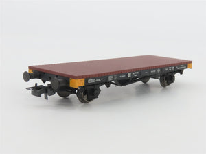 HO Liliput L240013 DR Deutsche Reichsbahn Flat Cars w/ Army Vehicles Set of 4