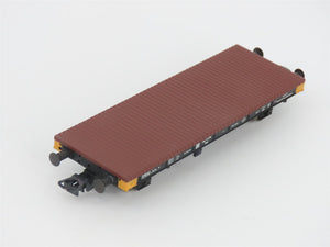 HO Liliput L240013 DR Deutsche Reichsbahn Flat Cars w/ Army Vehicles Set of 4