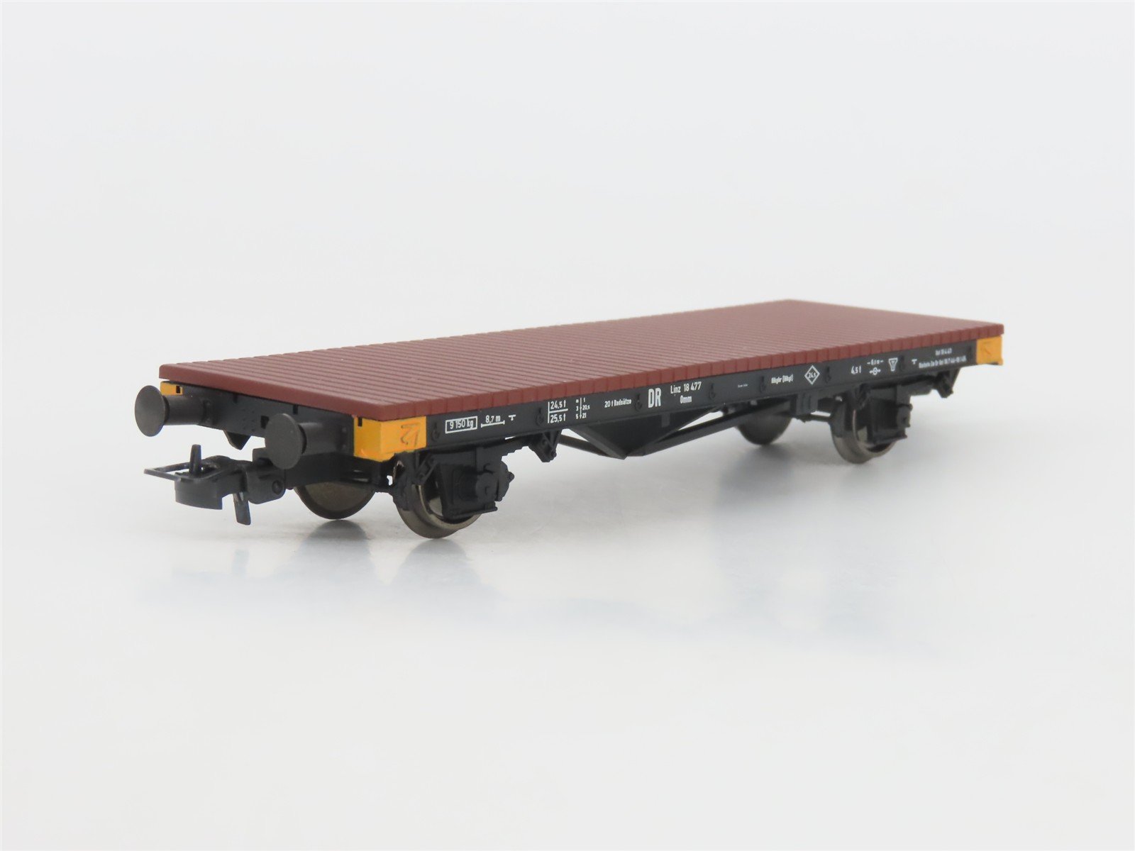 HO Liliput L240013 DR Deutsche Reichsbahn Flat Cars w/ Army Vehicles Set of 4