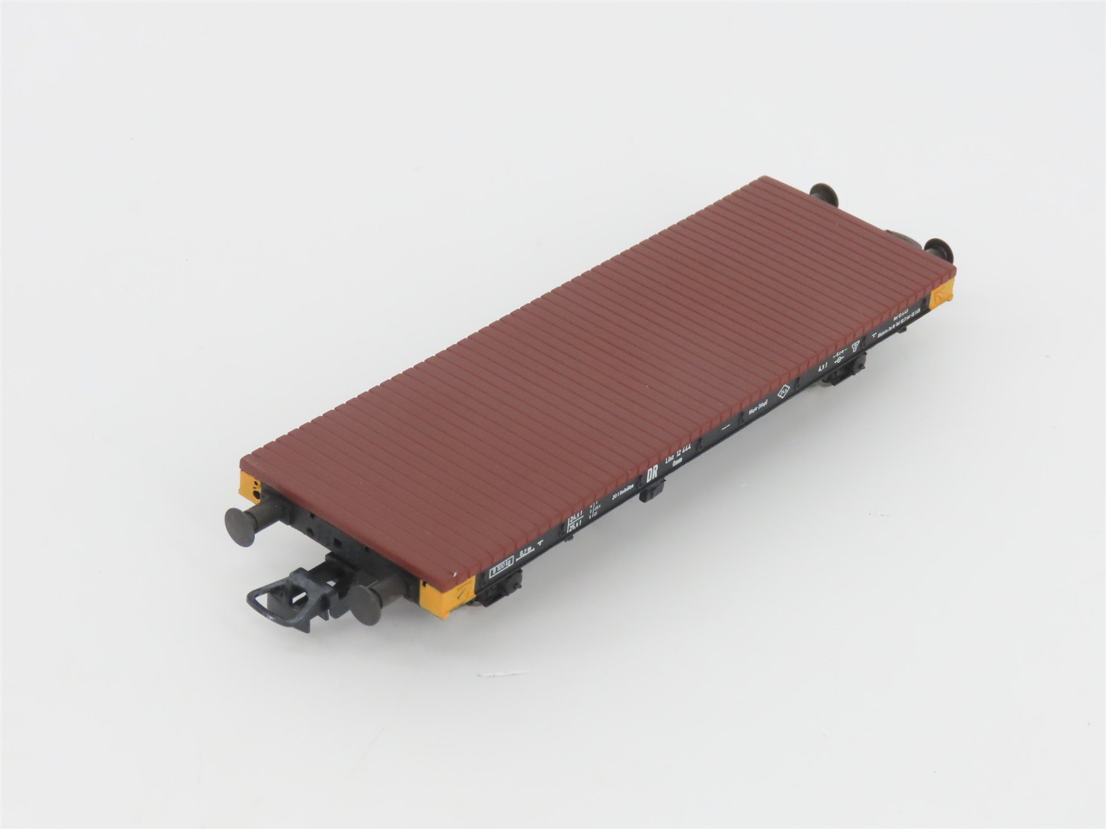 HO Liliput L240013 DR Deutsche Reichsbahn Flat Cars w/ Army Vehicles Set of 4